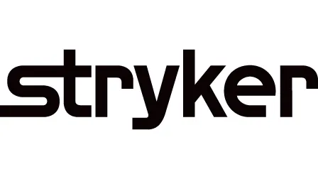 Stryker logo in bold black lowercase text on a white background.