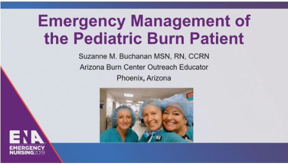 pediatric burn education - pediatric burn chart